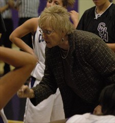 Linda Sharp has celebrated a career record of 496-271 in 27 years coaching NCAA womens basketball.