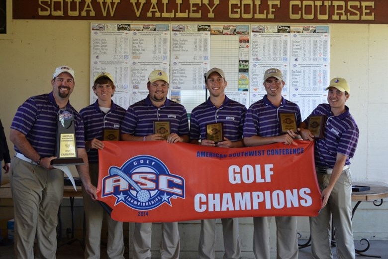UMHB_Men_Golf_2014_ASC_Champs